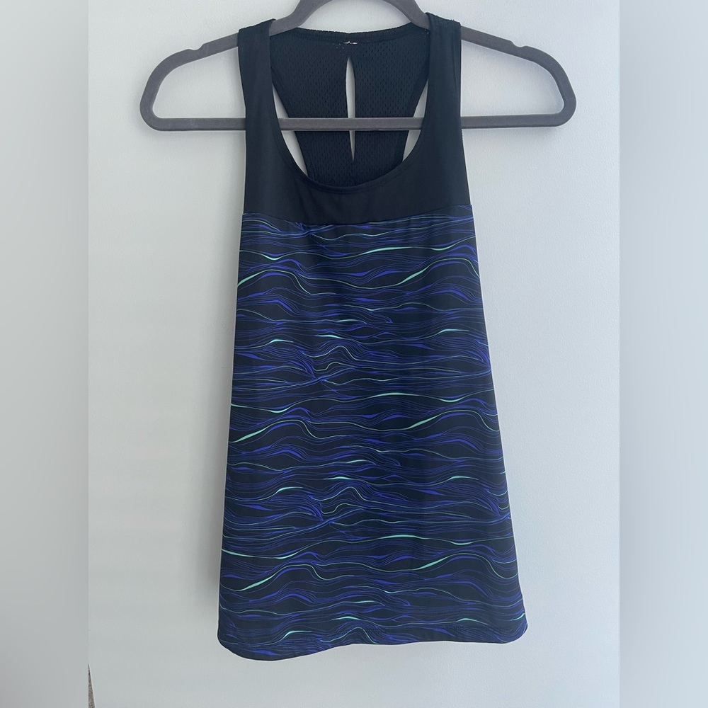 Under Armour Black and Blue Tank Top